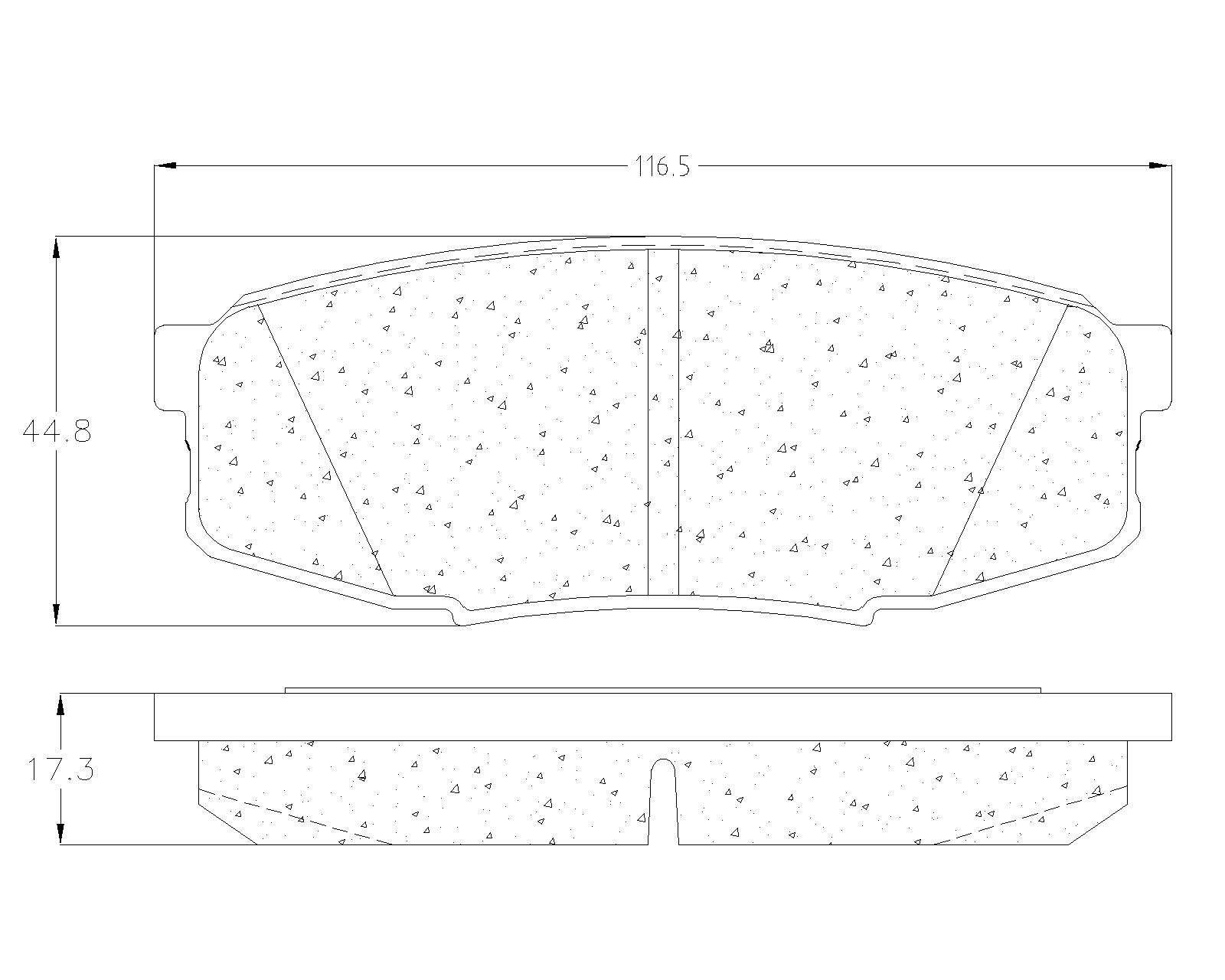 BALATA TRASERA CERÁMICA TOYOTA TUNDRA, LAND CRUISER - Imagen 2