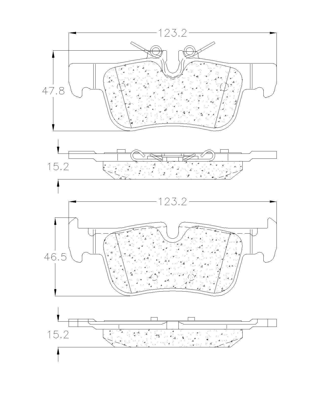 BALATA DELANTERA CERÁMICA BMW 118I, MINI CLUBMAN - Imagen 2