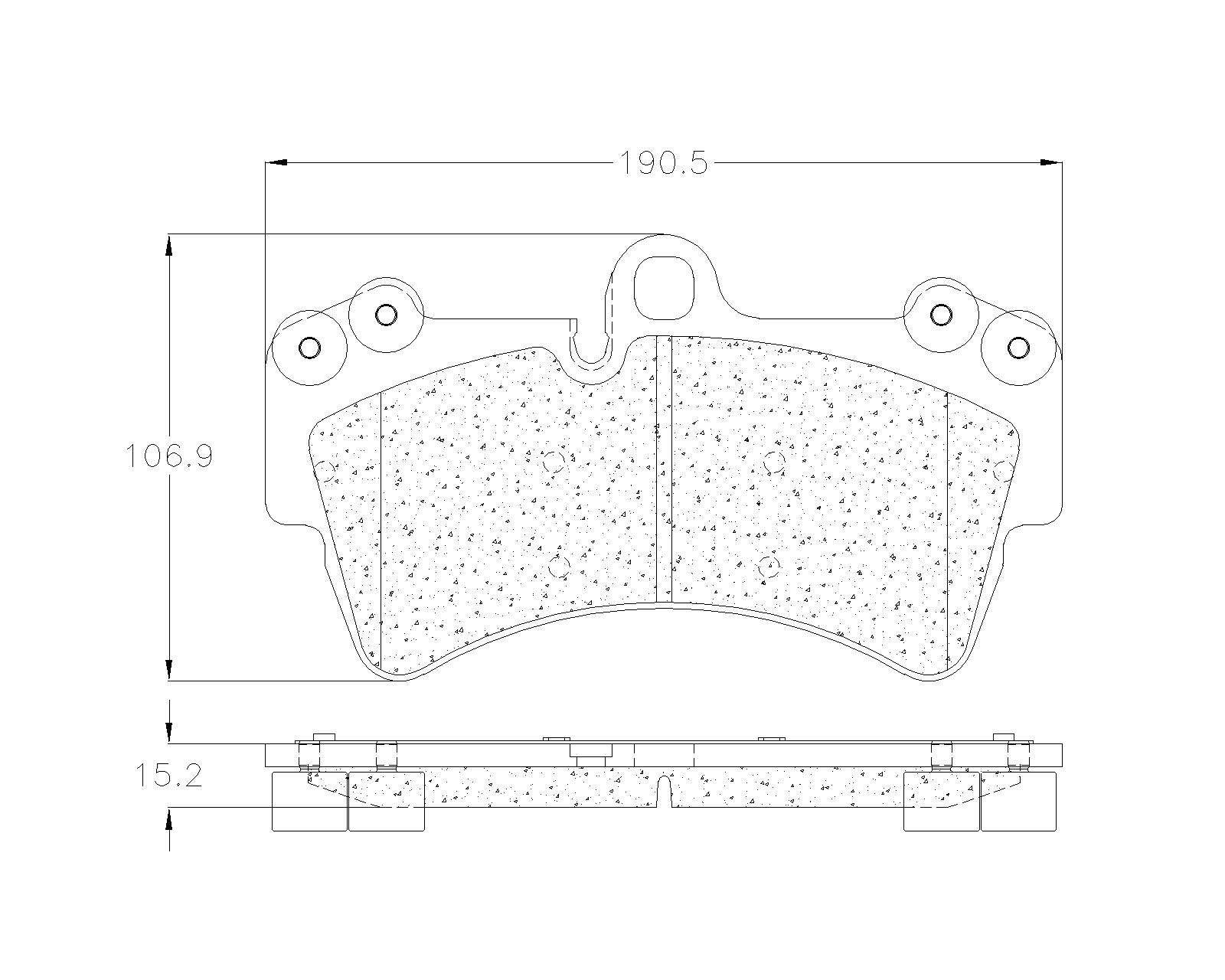 BALATA DELANTERA AUDI Q7, VW TOUAREG V8, PORSCHE CAYENNE 4.5L TURBO - Imagen 2