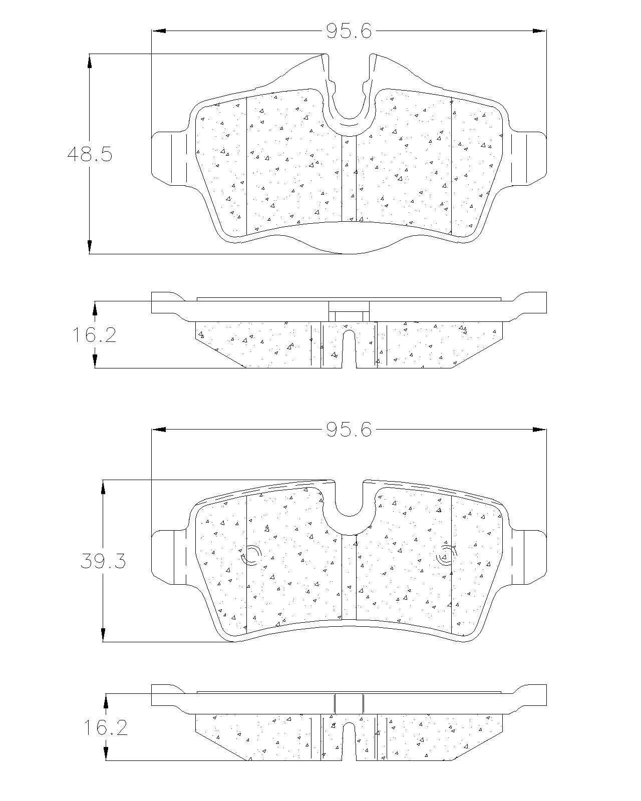 BALATA TRASERA MINI COOPER COUPÉ, CLUBMAN, ROADSTER, GP, JCW - Imagen 2