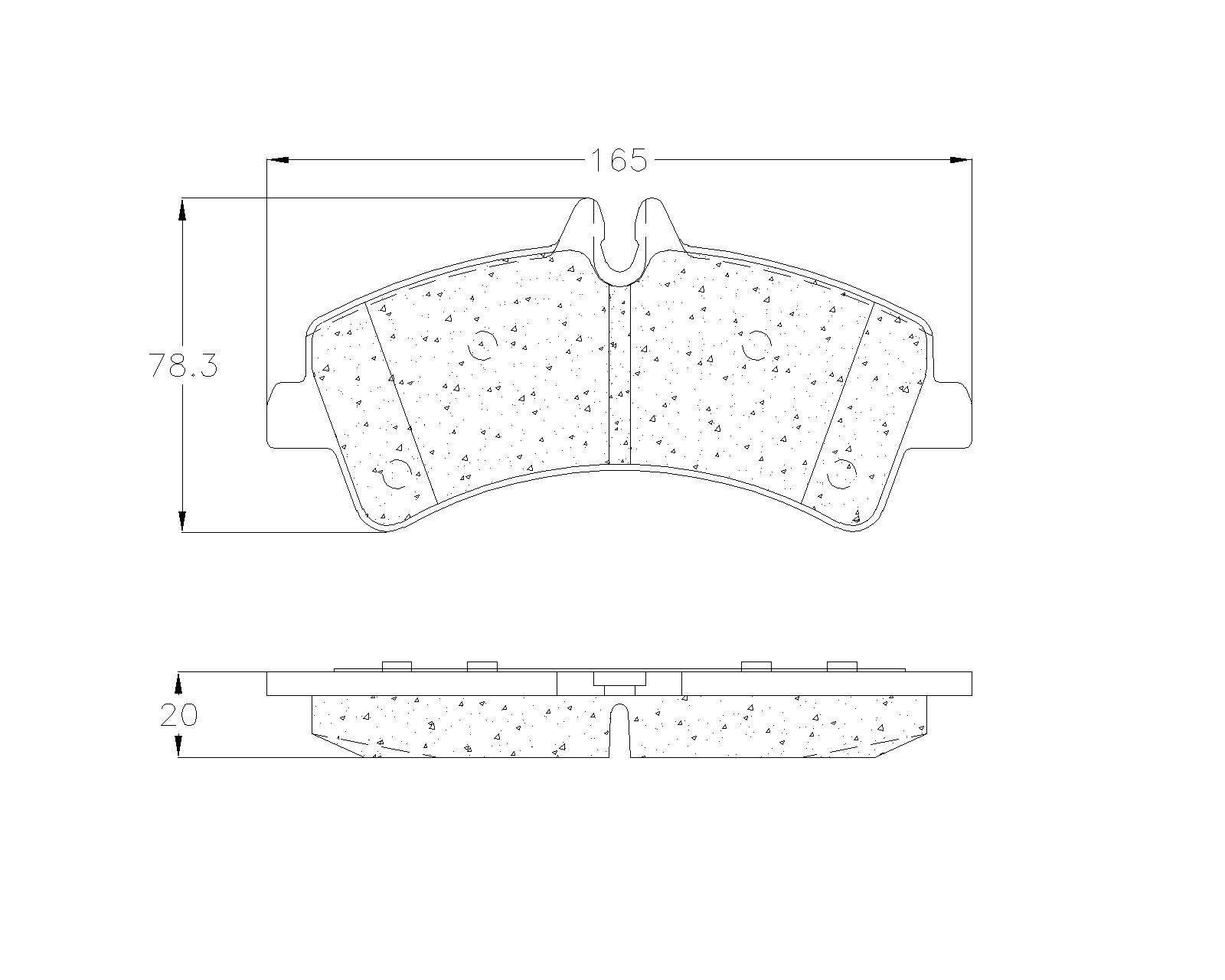 BALATA TRASERA MERCEDES SPRINTER 415, VW CRAFTER 5.0 - Imagen 2
