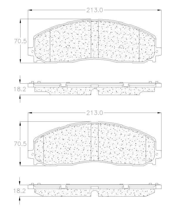 BALATA DELANTERA F250, F350 SUPER DUTY - Imagen 2