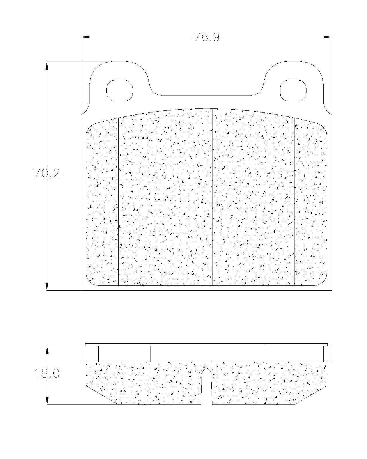 BALATA DELANTERA VW CARAVELLE, COMBI - Imagen 2