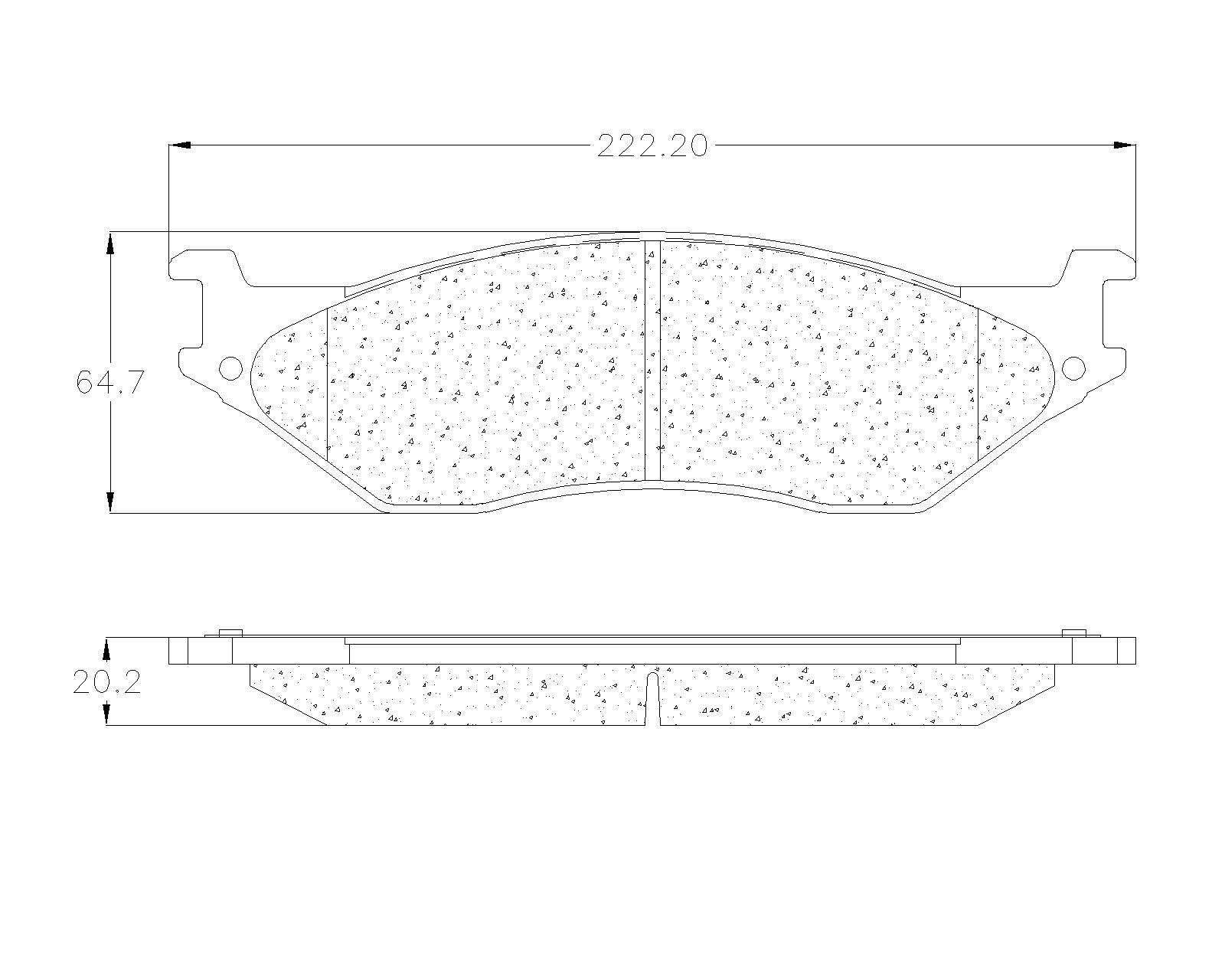 BALATA DELANTERA / TRASERA FORD F-450, F-550 - Imagen 2