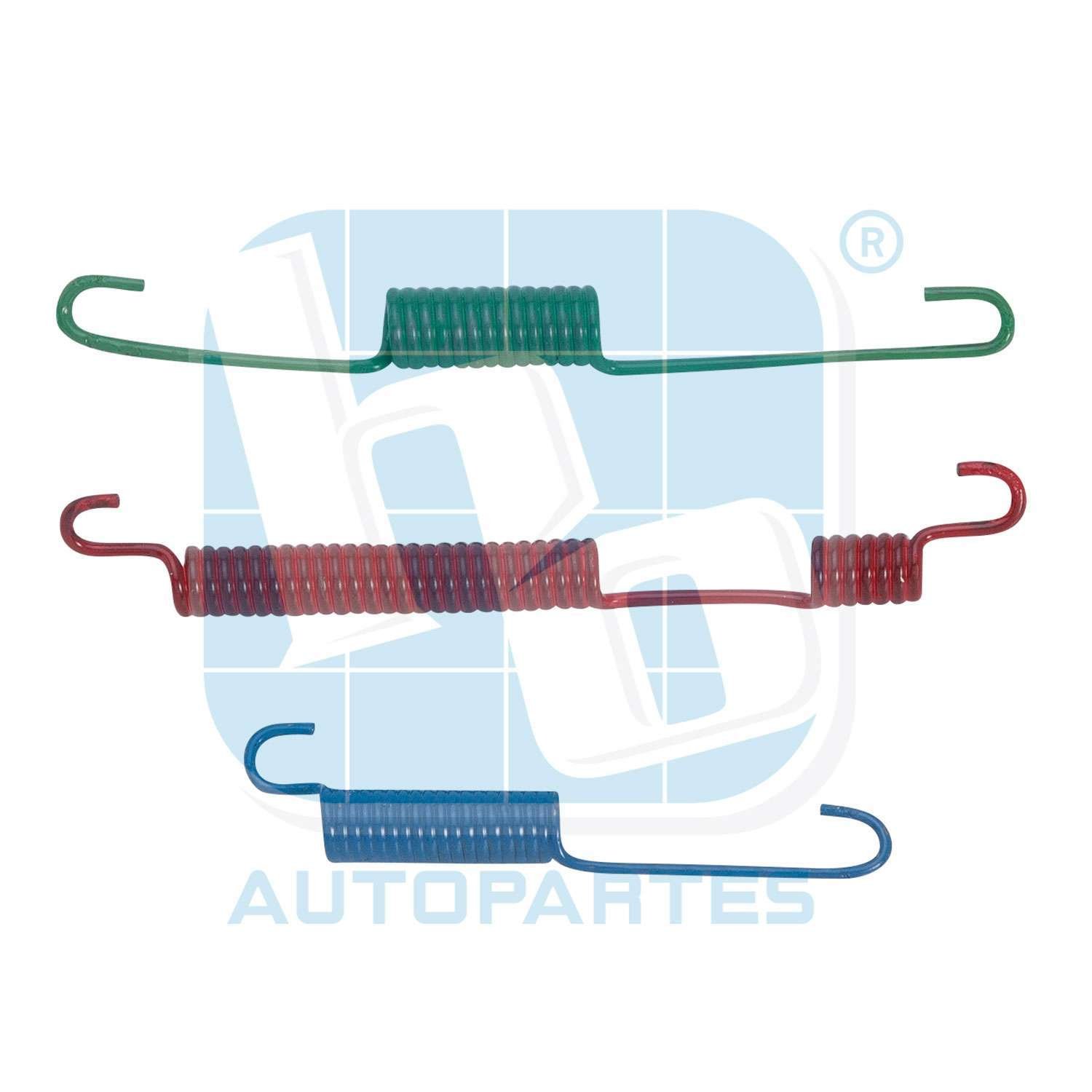 JUEGO RESORTES TRASEROS DODGE ATOS